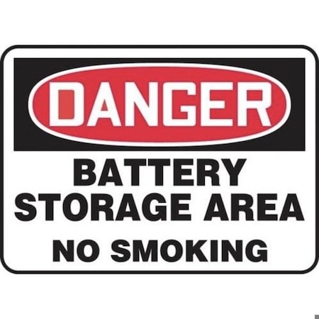 Accuform OSHA DANGER SAFETY SIGN BATTERY MELC144XP MELC144XP